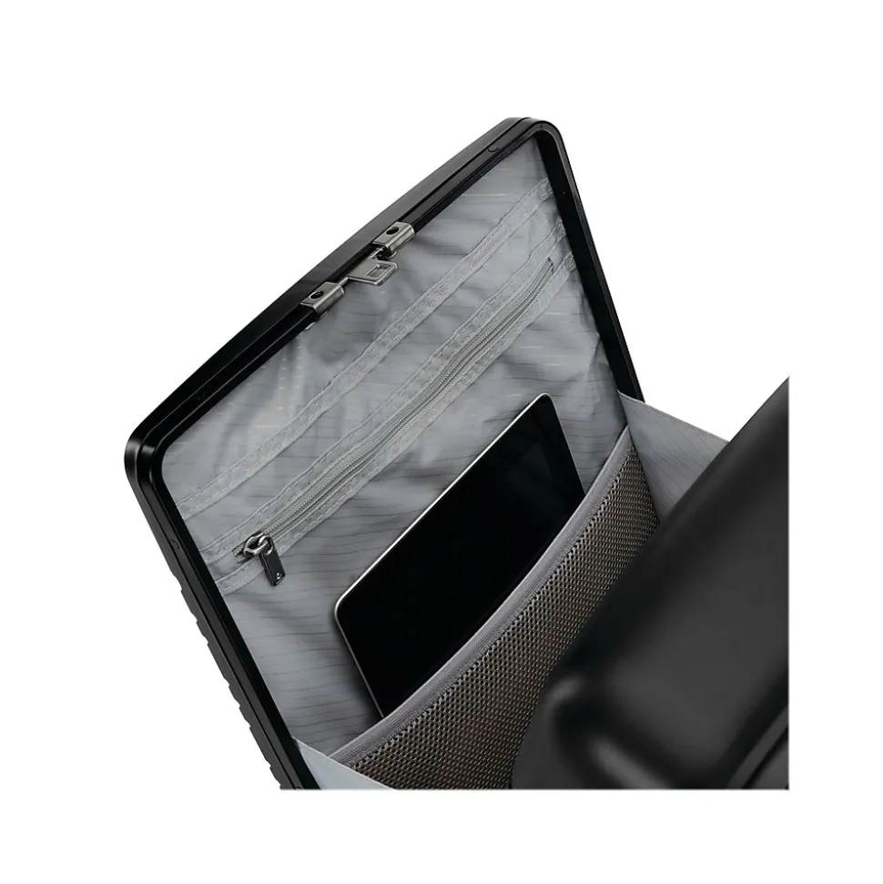 Samsonite Elevation Plus 23" Hardside Carry-On Suitcase, 4-Wheeled Spinner, TSA Checkpoint Friendly, Triple Black (142910-2620)