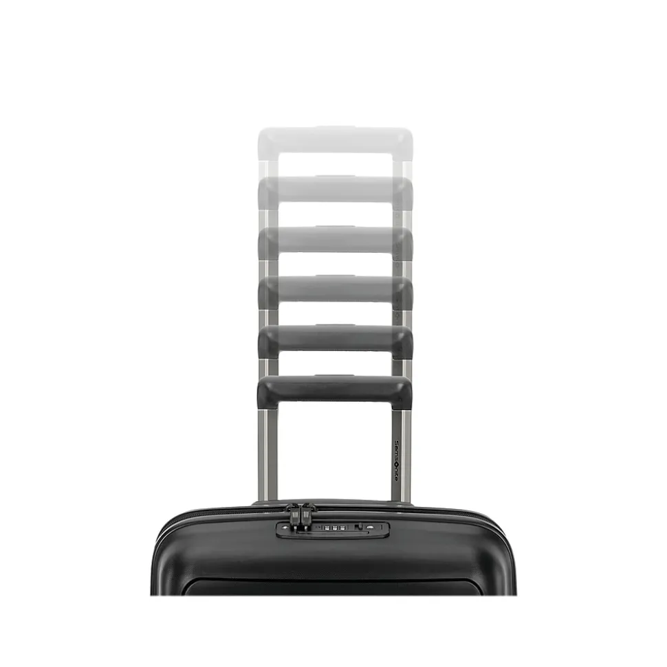 Samsonite Elevation Plus 23" Hardside Carry-On Suitcase, 4-Wheeled Spinner, TSA Checkpoint Friendly, Triple Black (142910-2620)