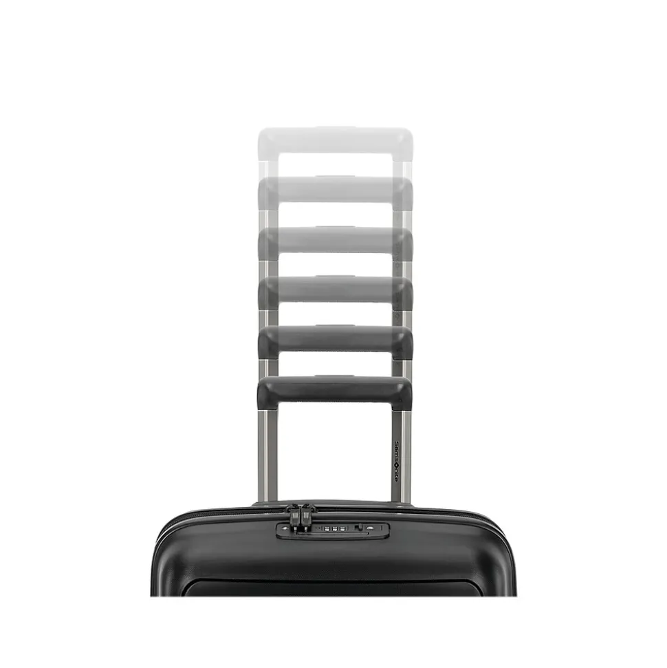 Samsonite Elevation Plus 23" Hardside Carry-On Suitcase, 4-Wheeled Spinner, TSA Checkpoint Friendly, Triple Black (142910-2620)