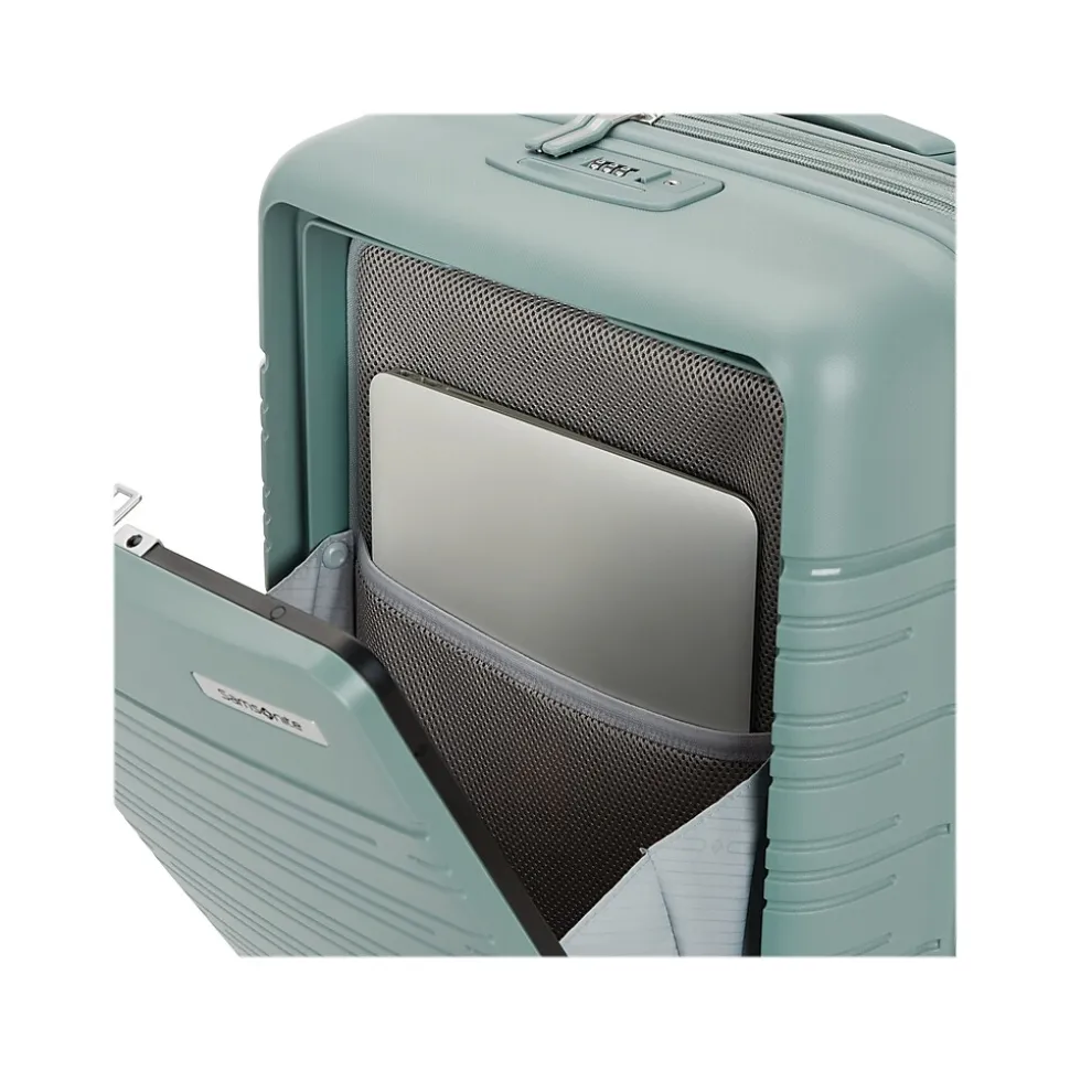 Samsonite Elevation Plus 23" Hardside Carry-On Suitcase, 4-Wheeled Spinner, TSA Checkpoint Friendly, Cypress Green (142910-1244)