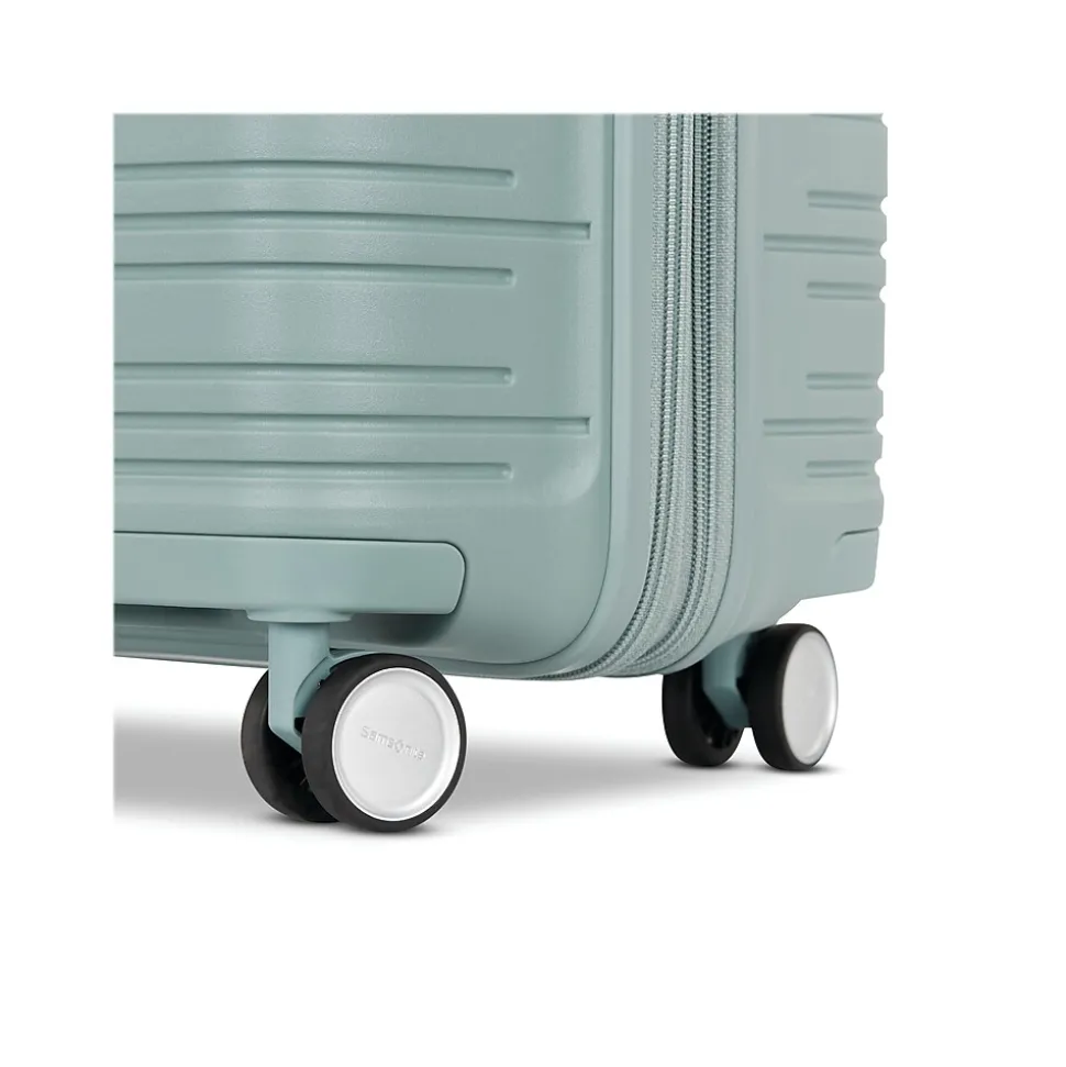 Samsonite Elevation Plus 23" Hardside Carry-On Suitcase, 4-Wheeled Spinner, TSA Checkpoint Friendly, Cypress Green (142910-1244)