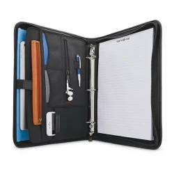 Samsonite Fabric Padfolio with Zipper Closure, Steel Gray (116466-1829)