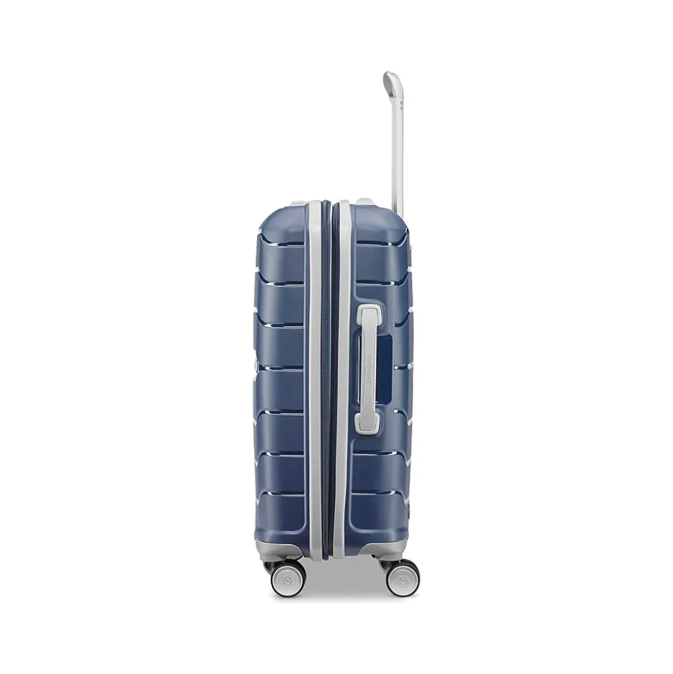 Samsonite Freeform 21.25" Hardside Carry-On Suitcase, 4-Wheeled Spinner, TSA Checkpoint Friendly, Navy (78255-1596)
