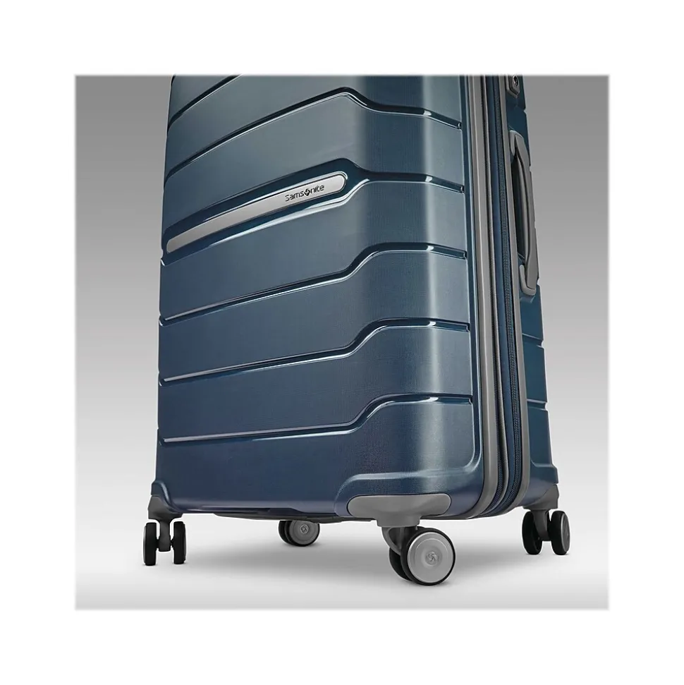 Samsonite Freeform 21.25" Hardside Carry-On Suitcase, 4-Wheeled Spinner, TSA Checkpoint Friendly, Navy (78255-1596)