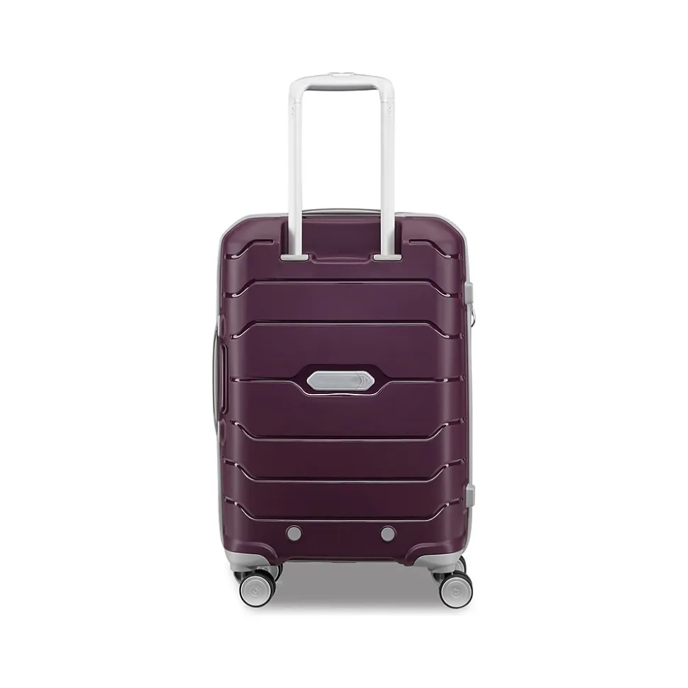 Samsonite Freeform 21.25" Hardside Carry-On Suitcase, 4-Wheeled Spinner, TSA Checkpoint Friendly, Amethyst Purple (78255-B170)