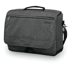 Samsonite Modern Utility Messenger Bag, Charcoal Heather, Ripstop Polyester (89579-5794)