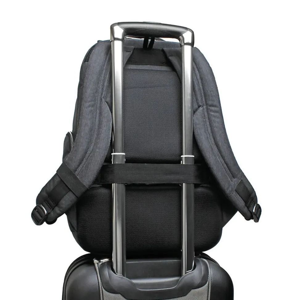 Samsonite Modern Utility Double Shot Backpack, Solid, Charcoal Heather (89574-5794)