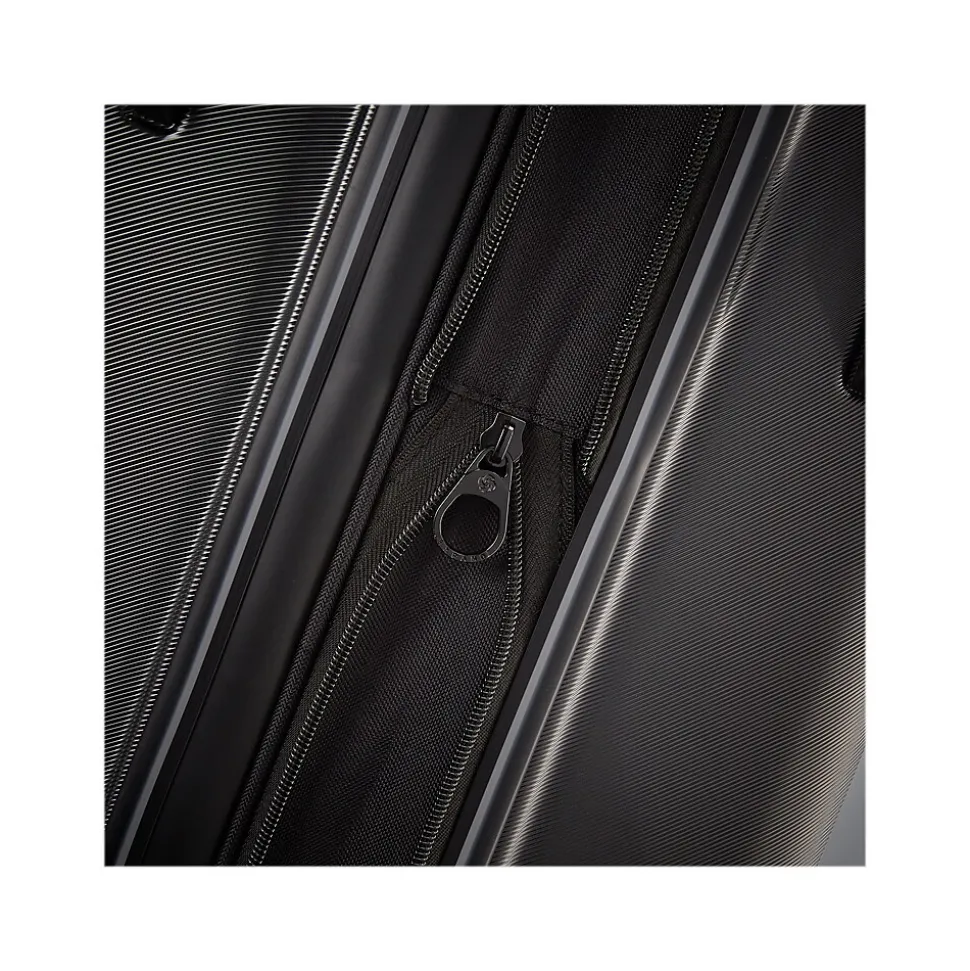 Samsonite Opto PC 2 22" Hardside Carry-On Suitcase, 4-Wheeled Spinner, Black (131421-1041)