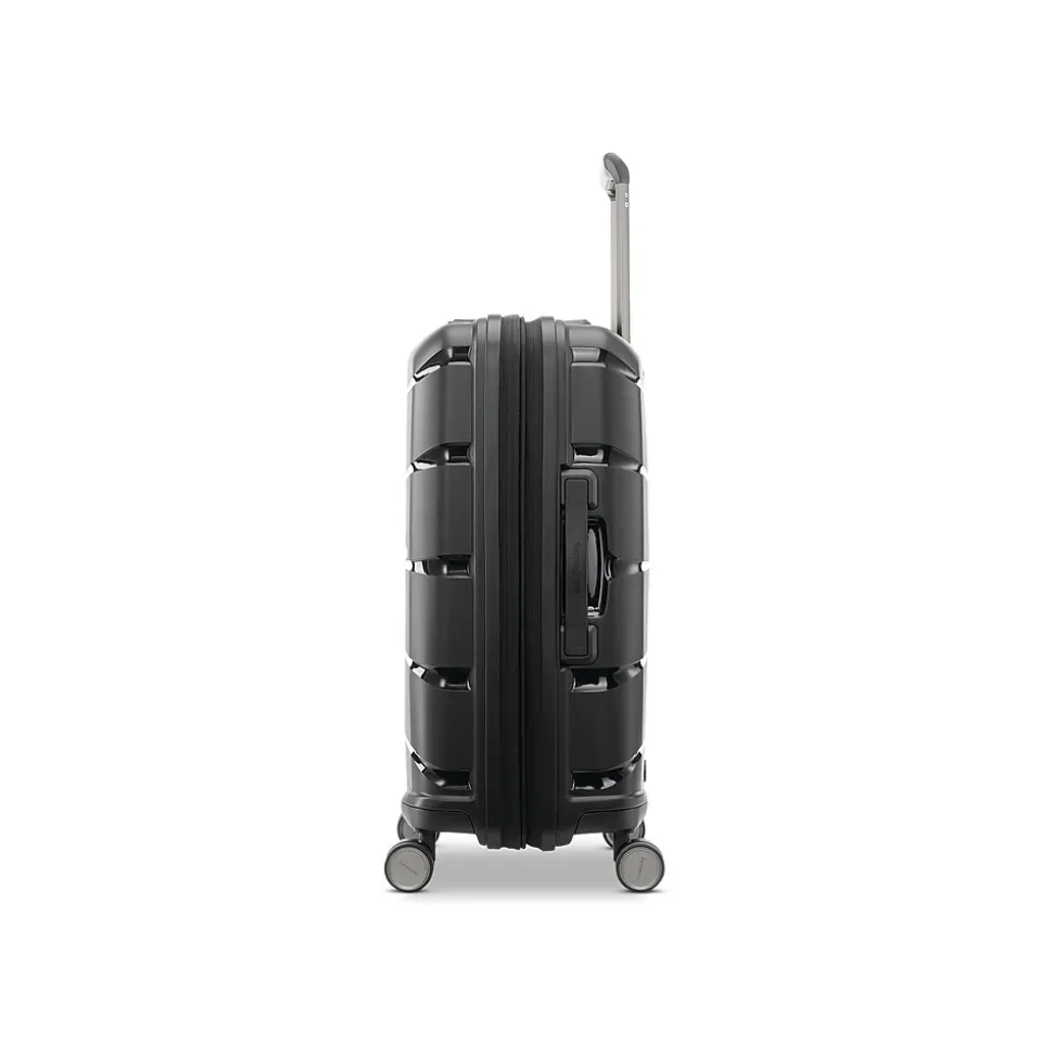Samsonite Outline Pro 23" Hardside Carry-On Suitcase, 4-Wheeled Spinner, TSA Checkpoint Friendly, Midnight Black (137393-1548)