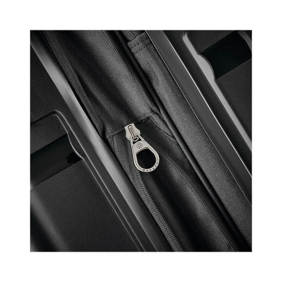 Samsonite Outline Pro 23" Hardside Carry-On Suitcase, 4-Wheeled Spinner, TSA Checkpoint Friendly, Midnight Black (137393-1548)