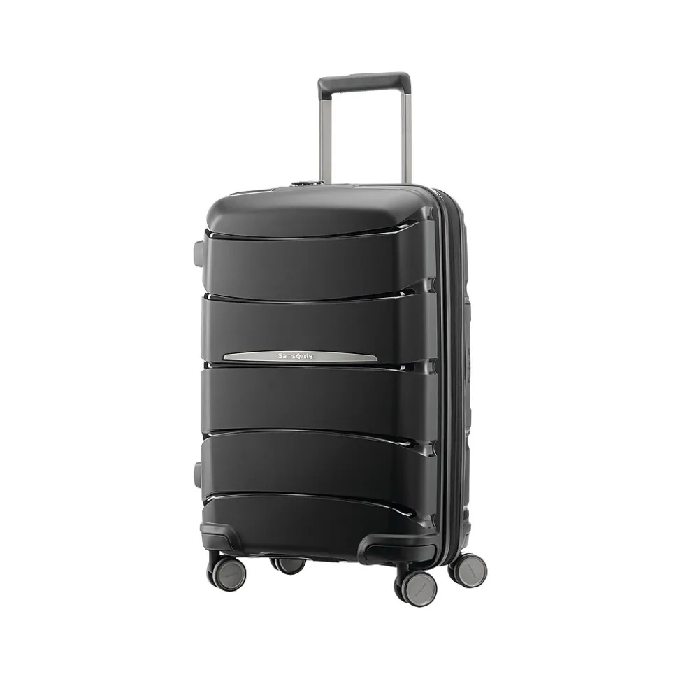 Samsonite Outline Pro 23" Hardside Carry-On Suitcase, 4-Wheeled Spinner, TSA Checkpoint Friendly, Midnight Black (137393-1548)