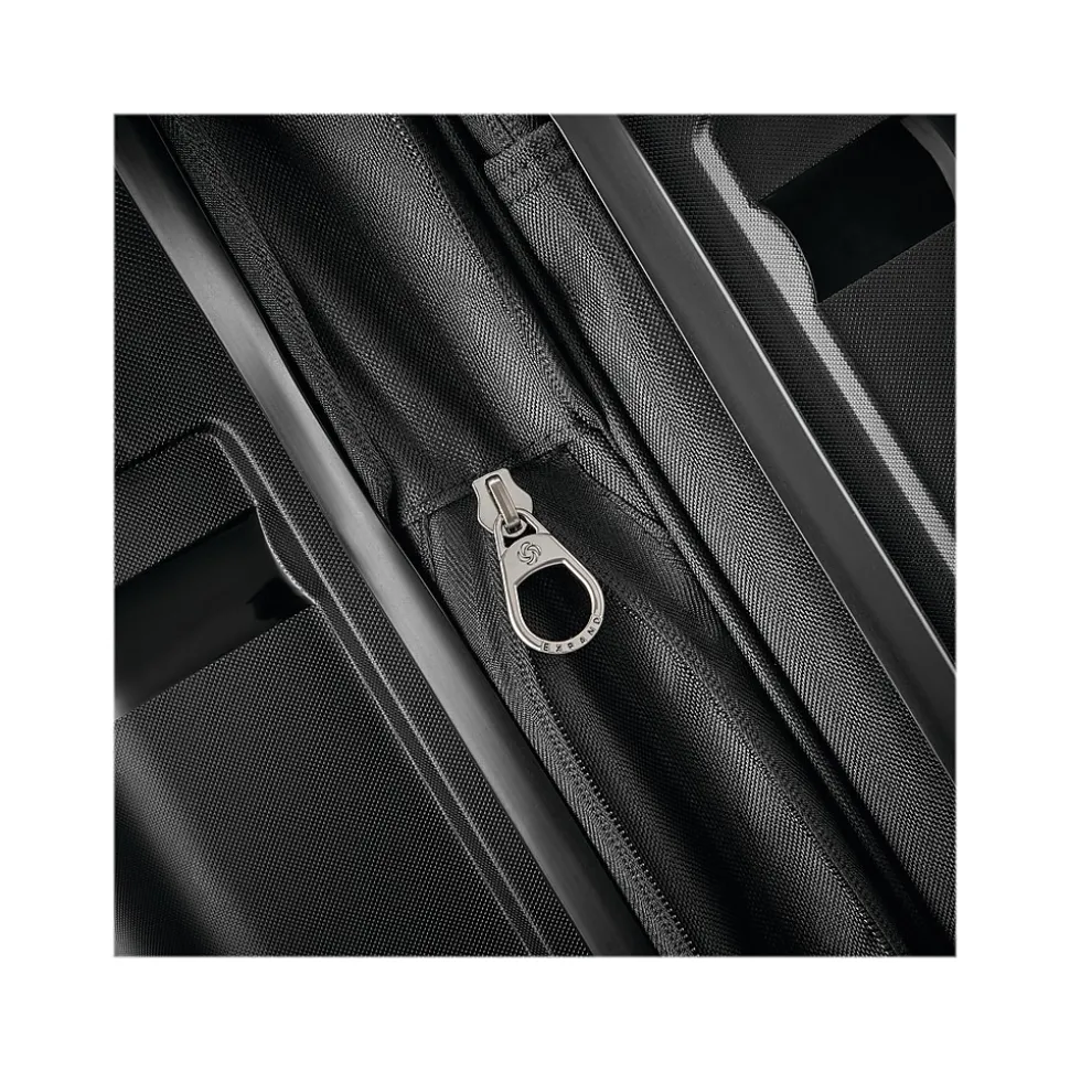 Samsonite Outline Pro 23" Hardside Carry-On Suitcase, 4-Wheeled Spinner, TSA Checkpoint Friendly, Midnight Black (137393-1548)