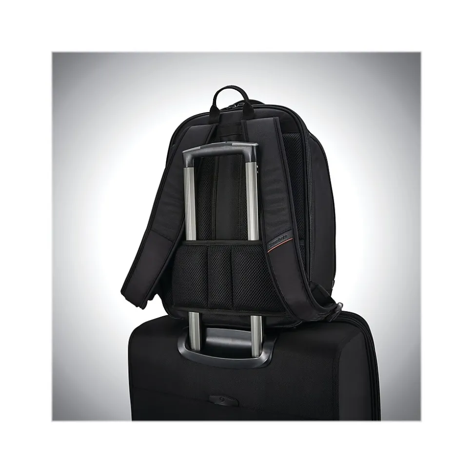 Samsonite Pro Laptop Backpack, Solid, Black (126358-1041)
