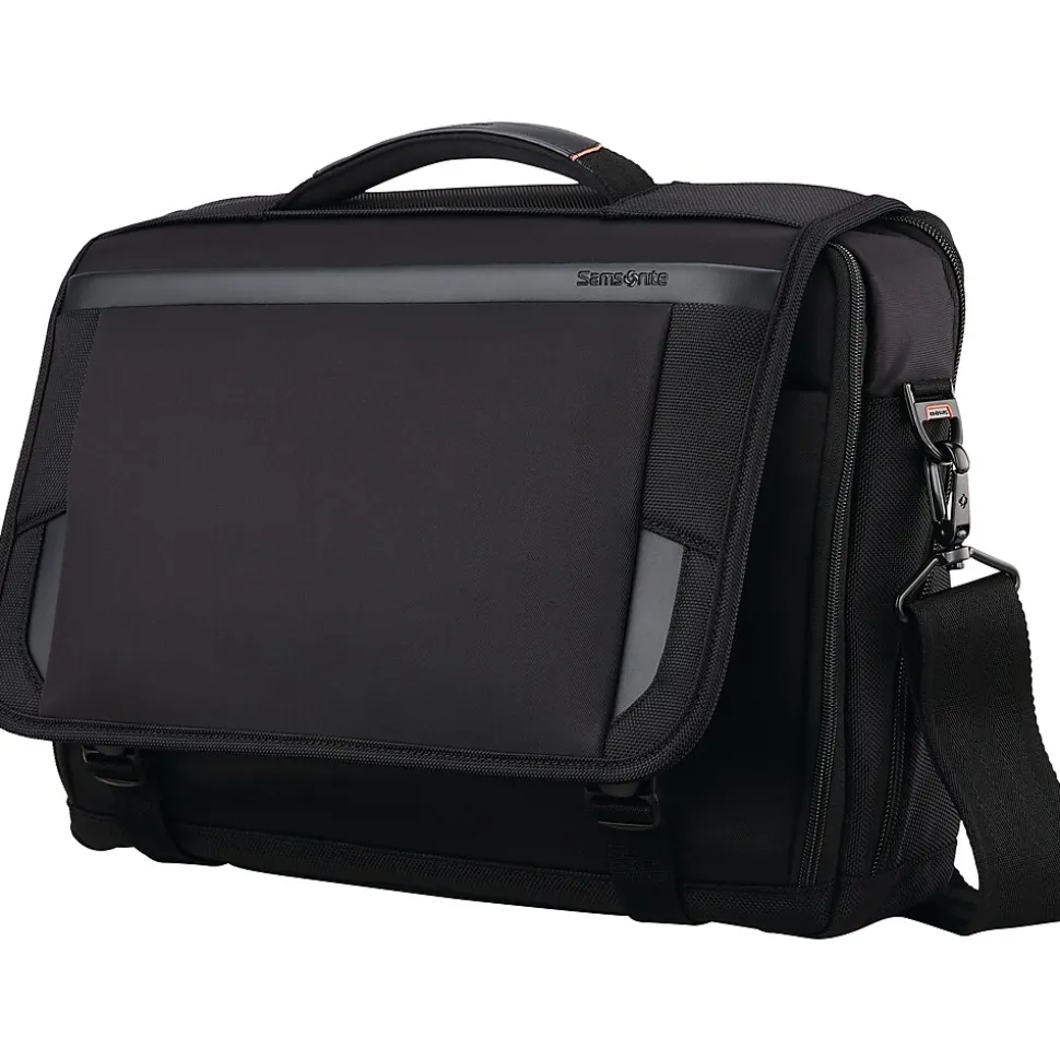 Samsonite Pro Nylon Business Messenger Bag, Black (126361-1041)