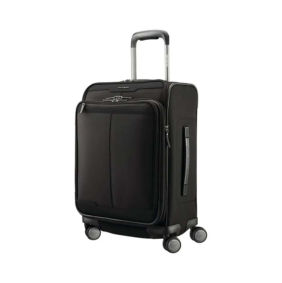 Samsonite Silhouette 17 23" Carry-On Suitcase, 4-Wheeled Spinner, Black (139016-1041)