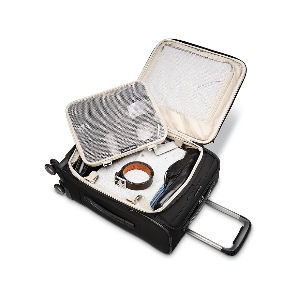 Samsonite Silhouette 17 23" Carry-On Suitcase, 4-Wheeled Spinner, Black (139016-1041)