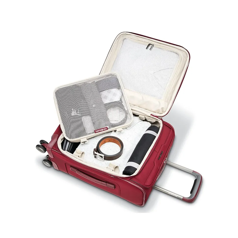 Samsonite Silhouette 17 23" Carry-On Suitcase, 4-Wheeled Spinner, Merlot (139016-2136)