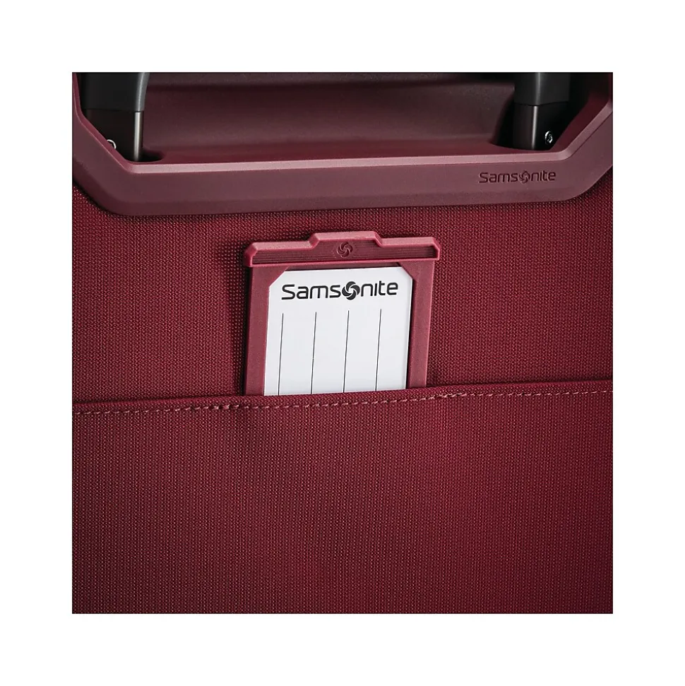 Samsonite Silhouette 17 23" Carry-On Suitcase, 4-Wheeled Spinner, Merlot (139016-2136)