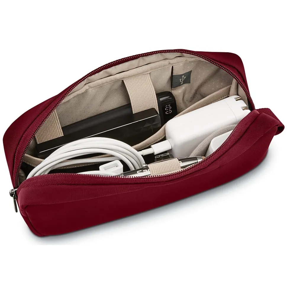 Samsonite Silhouette 17 23" Carry-On Suitcase, 4-Wheeled Spinner, Merlot (139016-2136)