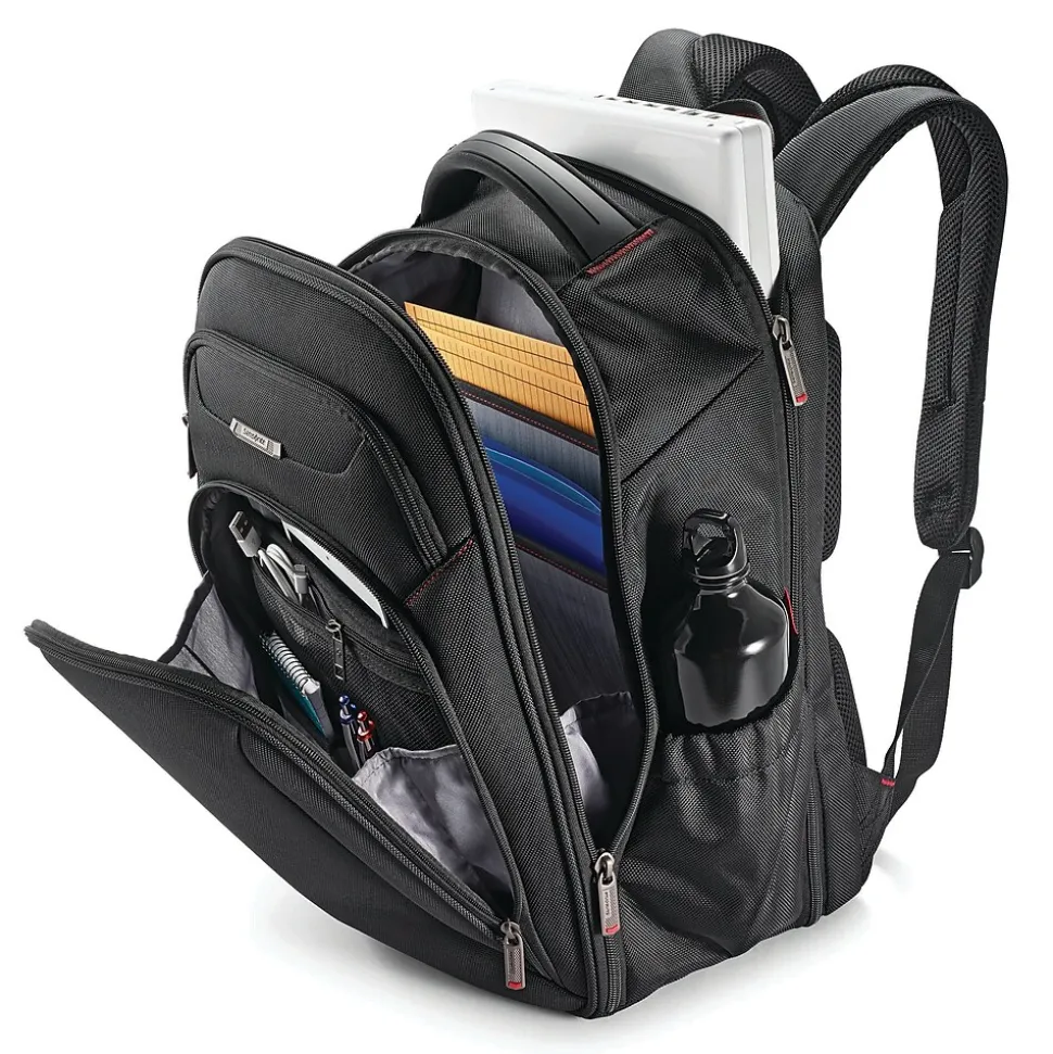 Samsonite Xenon 3 Backpack, Solid Black (89431-1041)