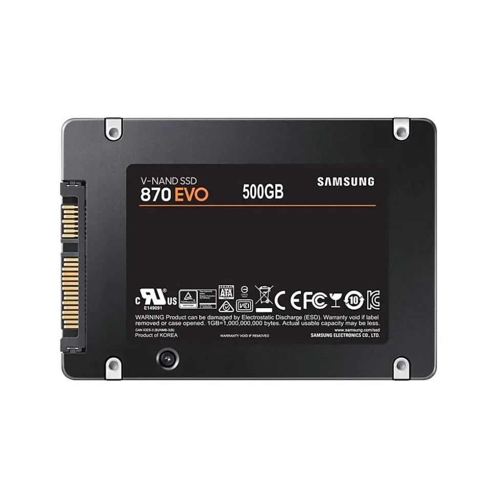 Samsung 870 EVO 500GB SATA/600 Internal Solid State Drive (MZ-77E500B/AM)