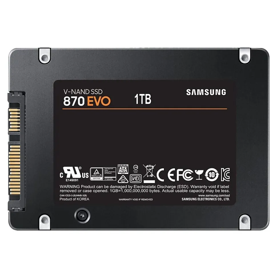Samsung 870 EVO MZ-77E1T0E 1TB SATA/600 Internal Solid State Drive