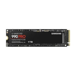 Samsung 990 PRO 1TB M.2 PCI Express 4.0 Internal Solid-State Drive, V-NAND (MZ-V9P1T0B/AM)
