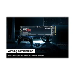 Samsung 990 PRO 1TB M.2 PCI Express 4.0 Internal Solid-State Drive, V-NAND (MZ-V9P1T0B/AM)