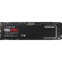 Samsung 980 PRO 1TB M.2 PCI Express 4.0 Internal Solid-State Drive, V-NAND (MZ-V8P1T0B/AM)