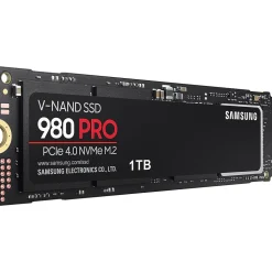 Samsung 980 PRO 1TB M.2 PCI Express 4.0 Internal Solid-State Drive, V-NAND (MZ-V8P1T0B/AM)