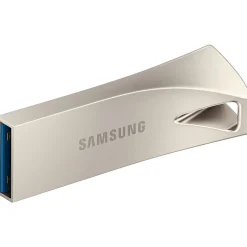 Samsung BAR Plus 256GB USB 3.1 Type A Flash Drive, Champagne Silver (MUF-256BE3/AM)