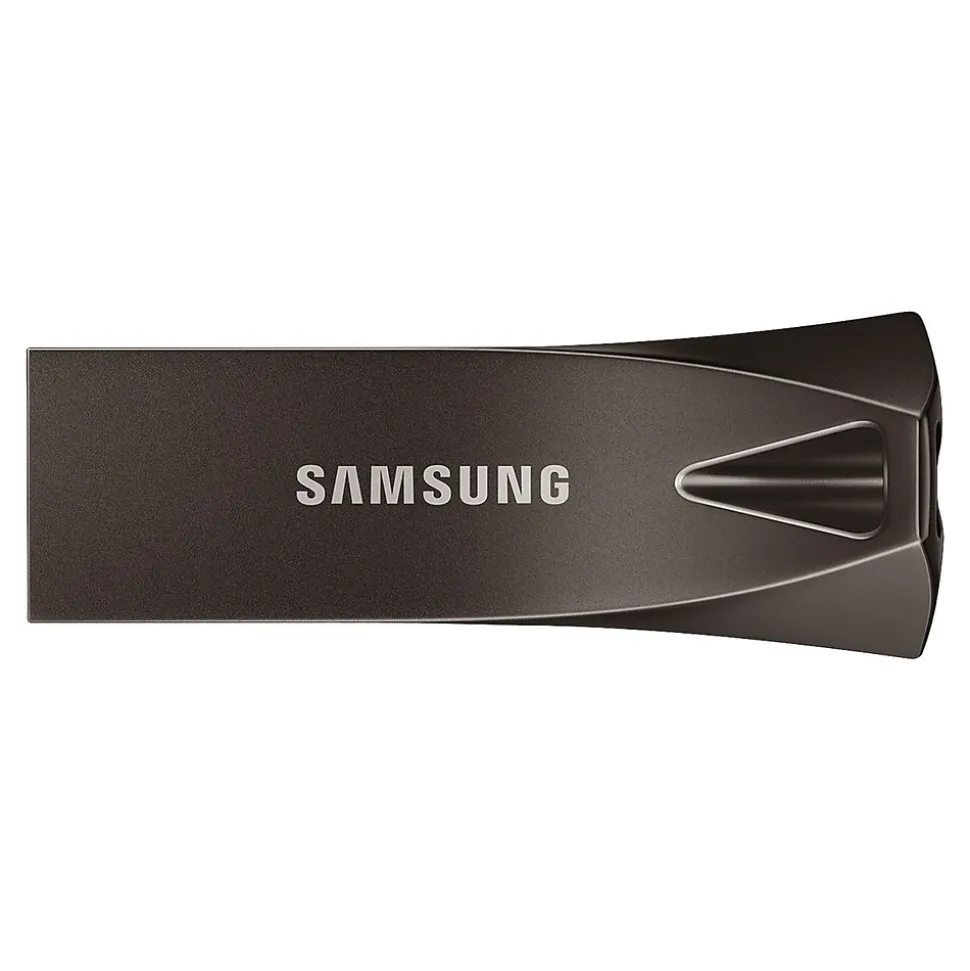 Samsung BAR Plus 64GB USB 3.1 Type A Flash Drive, Titan Gray (MUF-64BE4/AM)
