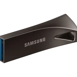 Samsung BAR Plus 256GB USB 3.1 Type A Flash Drive, Titan Gray (MUF-256BE4/AM)
