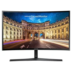 Samsung CF396 Series 24" Curved LED Monitor, High Glossy Black (LC24F396FHNXZA)