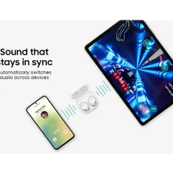 Samsung Galaxy Buds FE Wireless Active Noise Canceling Bluetooth Stereo Earbuds, White (SM-R400NZWAXAR)