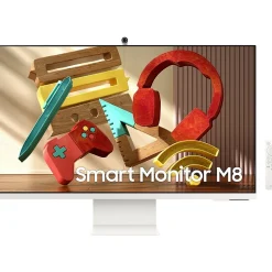 Samsung M80B 32" 4K Ultra HD 60 Hz LCD Monitor, Warm White (LS32BM801UNXGO)