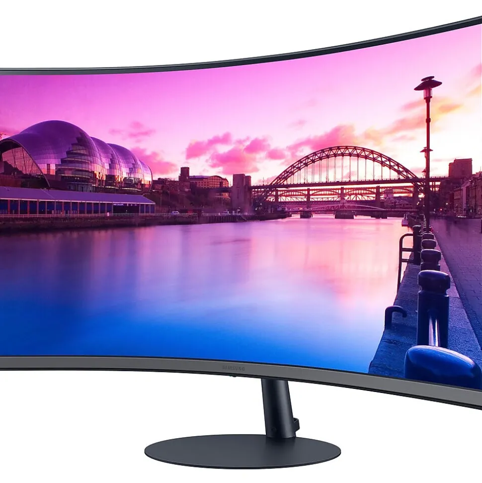 Samsung S39C 32" Curved 75Hz LCD Monitor, Black (LS32C392EANXGO)