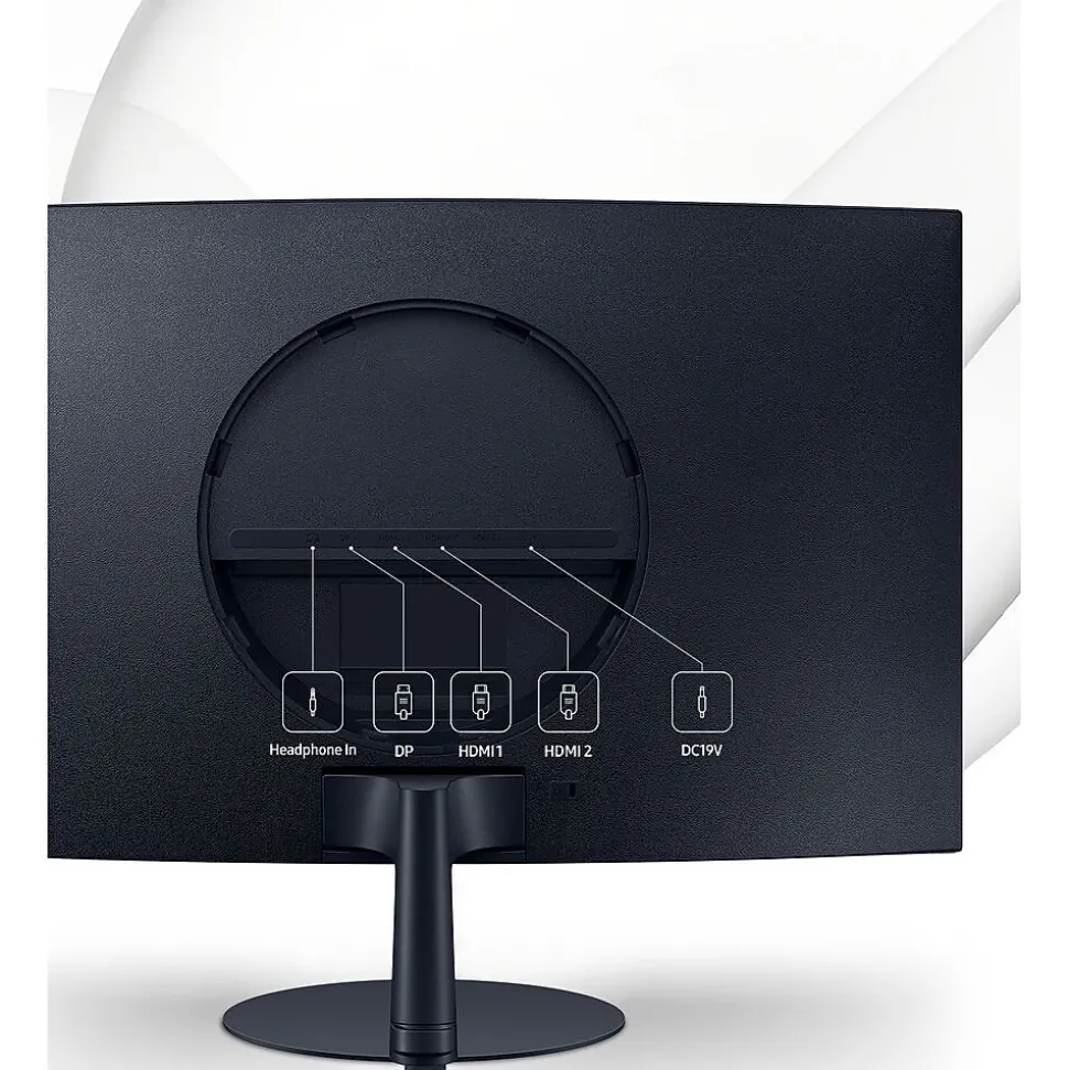 Samsung S39C 32" Curved 75Hz LCD Monitor, Black (LS32C392EANXGO)