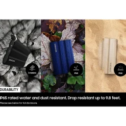 Samsung T7 Shield 2TB USB 3.2 External Solid-State Drive (MU-PE2T0S/AM)