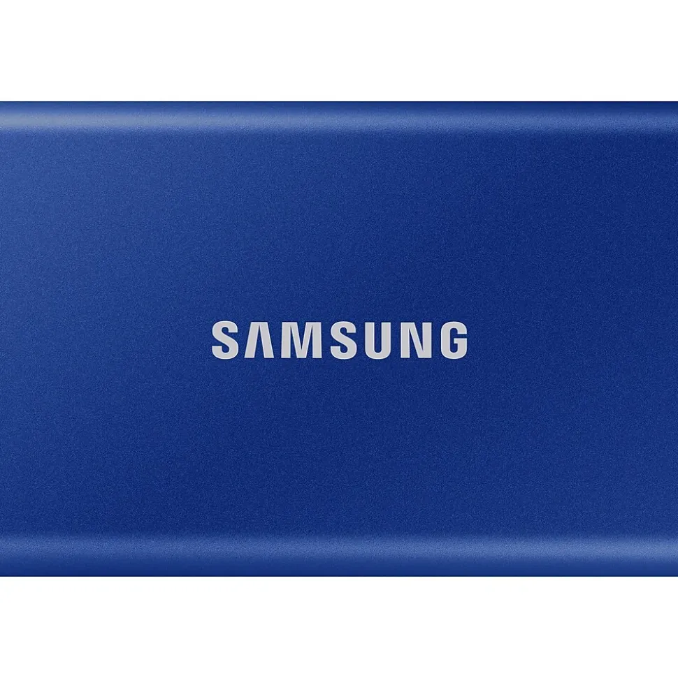 Samsung T7 2TB USB 3.2 Portable Solid State Drive, Blue (MU-PC2T0H/AM)