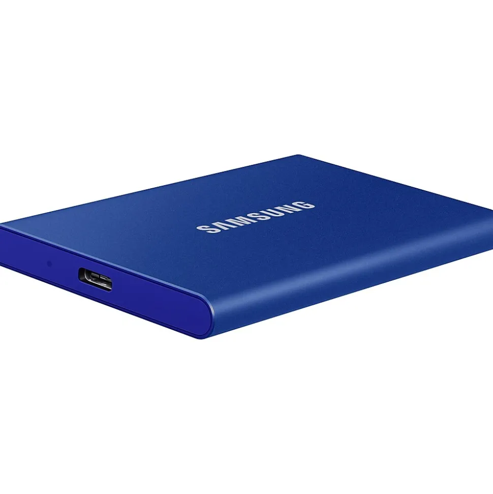 Samsung T7 2TB USB 3.2 Portable Solid State Drive, Blue (MU-PC2T0H/AM)