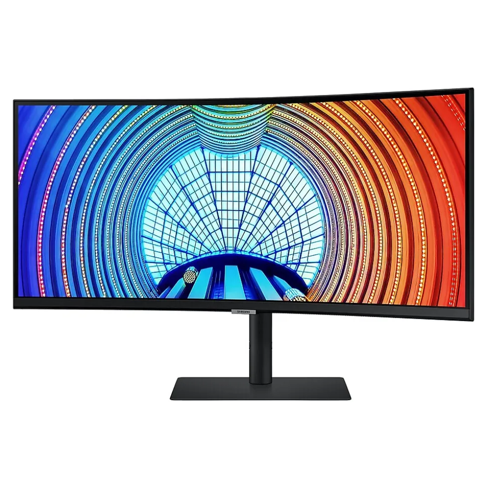 Samsung ViewFinity S6 34" Curved LED Monitor, Black (S34A654UBN)