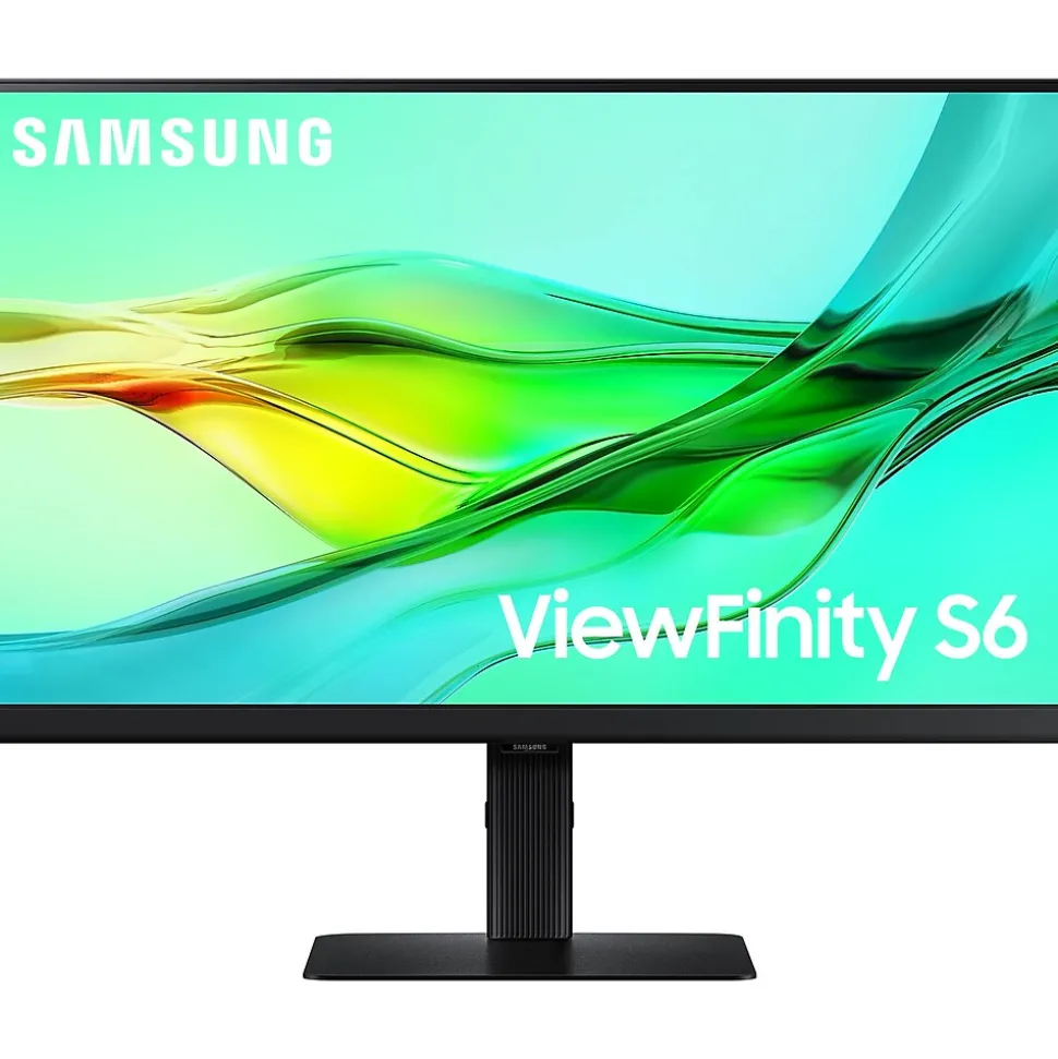 Samsung ViewFinity S6 24" 100Hz IPS Monitor, Black (S24D606UAN)