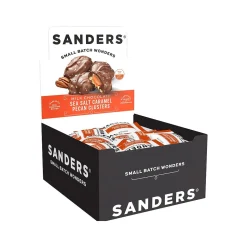Sanders Small Batch Wonders Snack-Size Pecan Caramel Milk Chocolate Clusters, 24 oz., 48 Pieces/Box (27160)