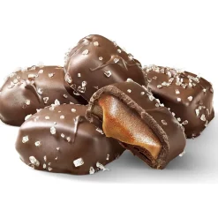 Sanders Small Batch Wonders Snack-Size Sea Salt Milk Chocolate Caramels, 24 oz., 48 Pieces/Box (27163)