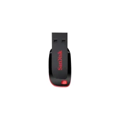 SanDisk Cruzer Blade 64GB USB 2.0 Type A Flash Drive, Black/Red (SDCZ50-064G-A46)