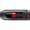 SanDisk Cruzer Glide 256GB USB 2.0 Type A Flash Drive, Black/Red (SDCZ60-256G-A46)