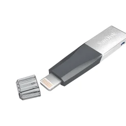 SanDisk iXpand Mini 16GB Flash Drive For iPhone, Black (SDIX40N-016G-GN6NN)