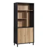 Sauder Acadia Way 69"H 5-Shelf Bookcase, Raven Oak (430754)