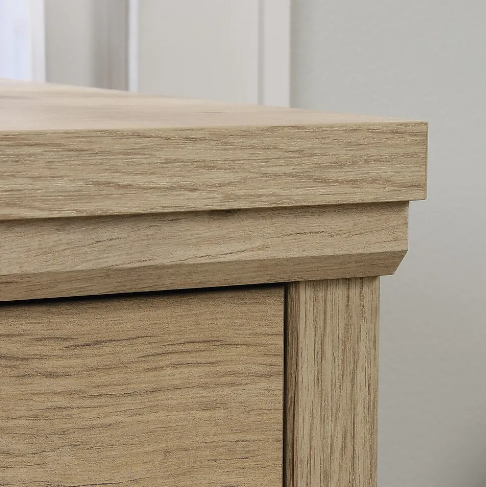 Sauder Aspen Post 2-Drawer Lateral File Cabinet, Letter/Legal Size, Lockable, 30"H x 31"W x 19"D, Prime Oak (427013)